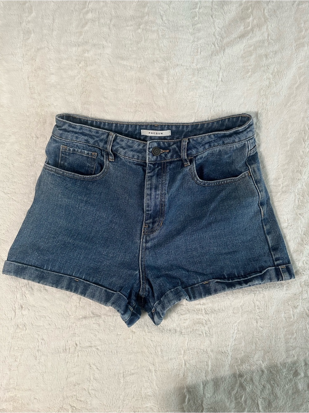 PacSun Women's High-Rise Mom Denim Shorts